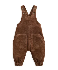 Cord Dungarees & Striped T-Shirt Set (2 Pieces)