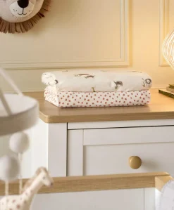 Cotbed Fitted Sheets (2 Pack) - Jungle