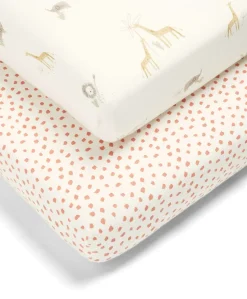 Cotbed Fitted Sheets (2 Pack) - Jungle