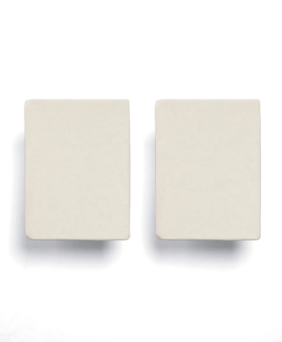 Cotton Essentials Cotbed Fitted Sheets (2 pack) - Cream