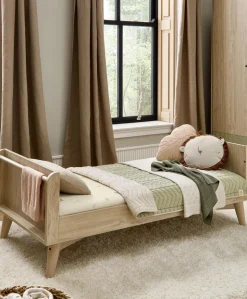Coxley 3 Piece Cotbed Range with Dresser Changer & Wardrobe - Natural/Olive Green