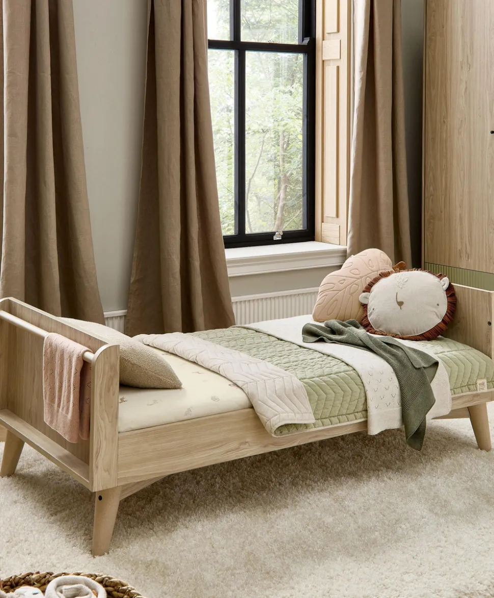 Coxley Cotbed & Essential Airflow Pocket Spring Mattress Bundle - Natural