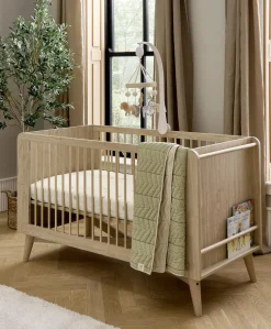 Coxley Cotbed & Premium Pocket Spring Mattress Bundle - Natural