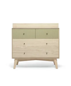 Coxley Nusery Dresser Changer - Natural/Olive Green