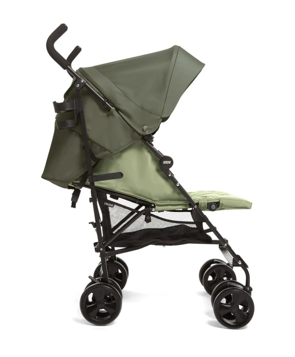 Cruise Buggy & Footmuff Bundle - Green/Black
