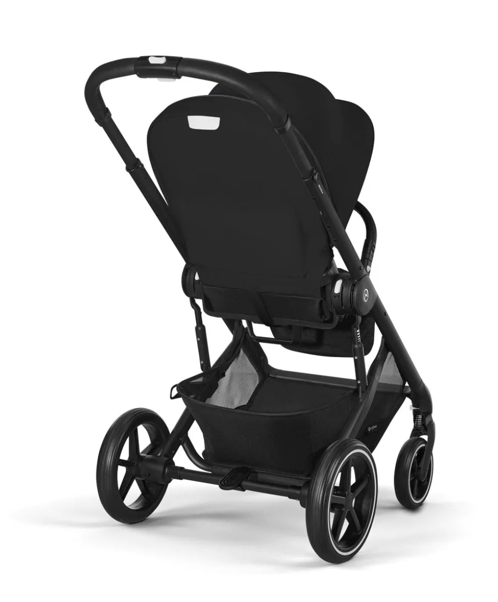 Cybex Balios Bundle with Cybex Aton B2 i-Size Car Seat & Base (6 Pieces) - Moon Black