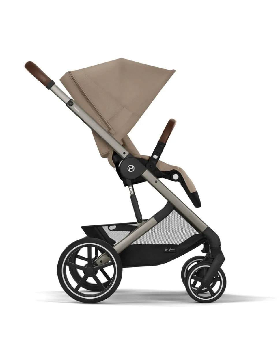 Cybex Balios Bundle with Cybex Cloud T i-Size Rotating Baby Car Seat (7 Pieces) - Almond Beige