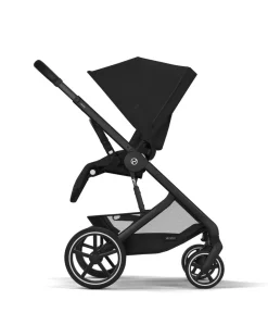 Cybex Balios Bundle with Cybex Cloud T i-Size Rotating Baby Car Seat & Rotating Base (7 Pieces) - Moon Black