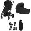Cybex Balios Pushchair Bundle (5 Pieces) - Moon Black