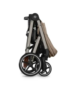 Cybex Balios Pushchair Bundle with Cybex Aton B2 i-Size Car Seat (6 Pieces) - Almond Beige