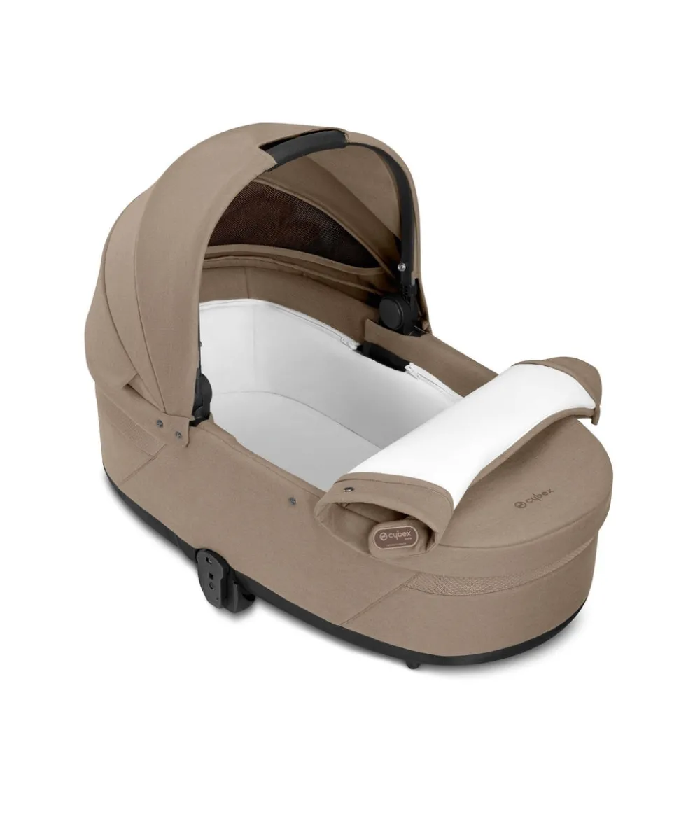Cybex Balios Pushchair Bundle with Cybex Aton B2 i-Size Car Seat (6 Pieces) - Almond Beige