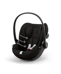 Cybex Cloud G i-Size Baby Car Seat and Base - Magic Black