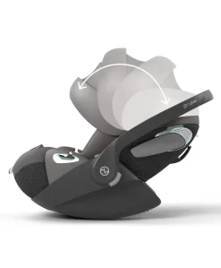 CYBEX Cloud T i-Size Rotating Baby Car Seat - Mirage Grey