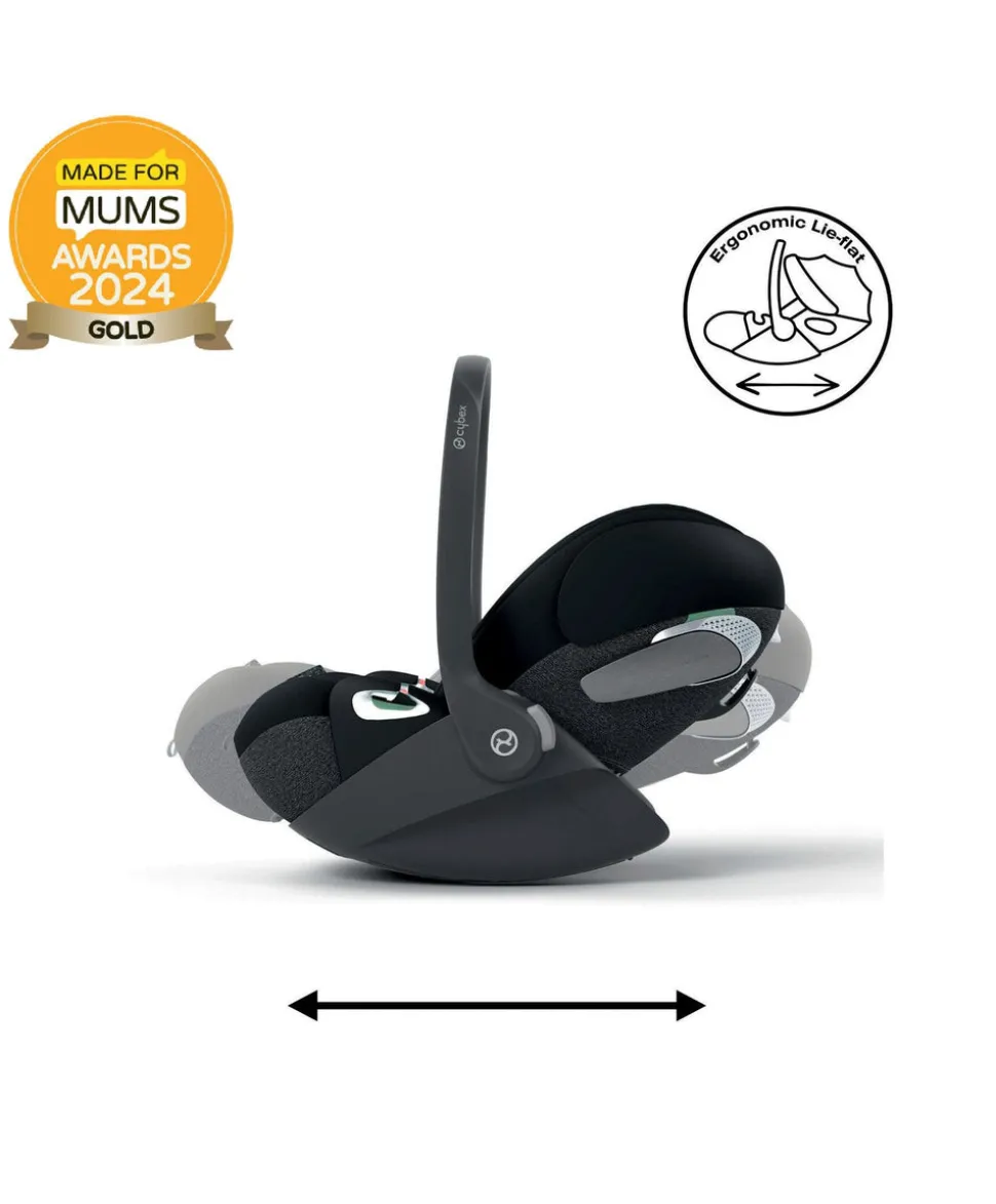 Cybex Cloud T i-Size Rotating Baby Car Seat - Sepia Black