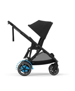 Cybex e-Gazelle S Electric Single to Double Pushchair - Black
