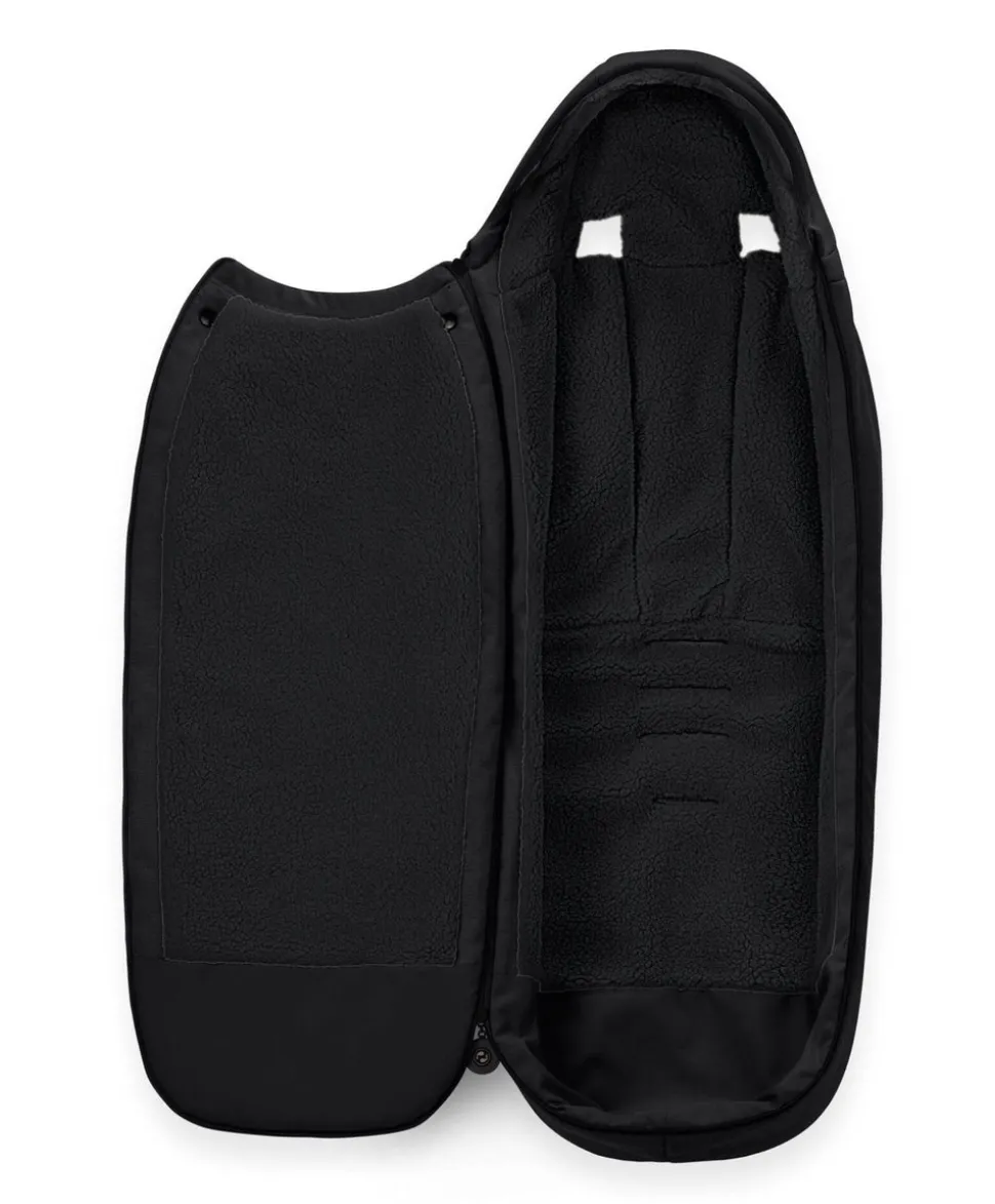 Cybex e-Gazelle S Electric Single to Double Pushchair Bundle with Cybex Cloud T i-Size Rotating Car Seat (7 Pieces) - Black