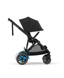 Cybex e-Gazelle S Electric Single to Double Pushchair Bundle (5 Pieces) – Black
