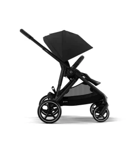 Cybex Gazelle S Pushchair Bundle with Cybex Cloud T i-Size Rotating Baby Car Seat (7 Pieces) - Moon Black