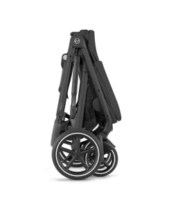 Cybex Gazelle S Pushchair Bundle with Cybex Cloud T i-Size Rotating Baby Car Seat (7 Pieces) - Moon Black