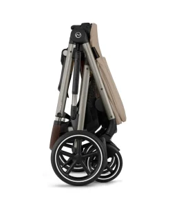 Cybex Gazelle S Pushchair Bundle with Cloud T i-Size Baby Car Seat & Base (7 Pieces) - Almond Beige