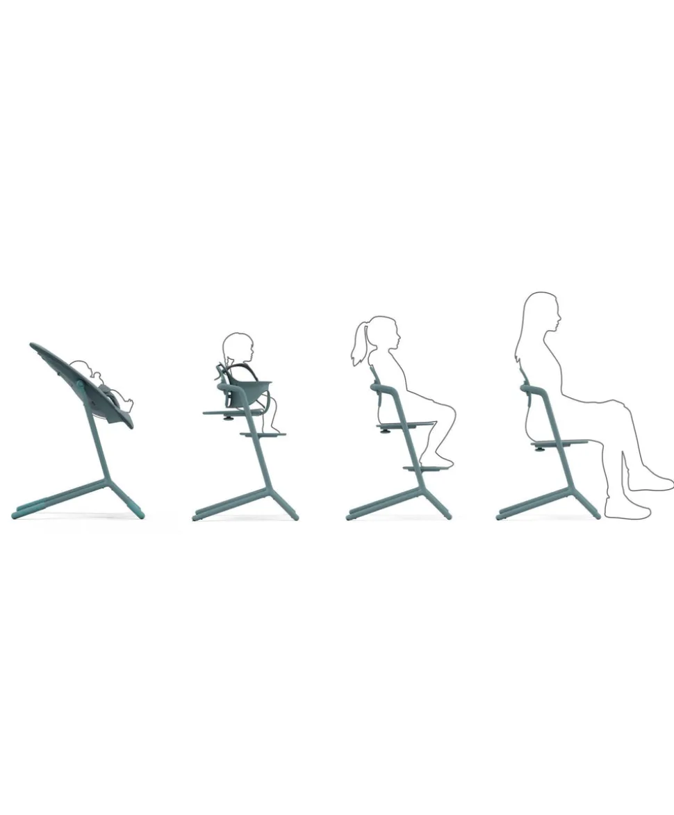 Cybex LEMO 4-in-1 Highchair Set - Stone Blue