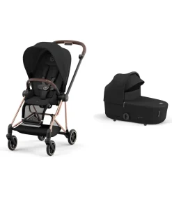 Cybex Mios 3 Piece Complete Pushchair Bundle - Rose Gold / Sepia Black