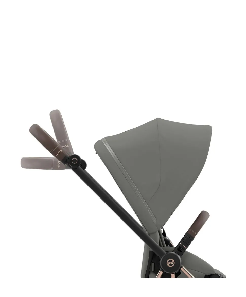 Cybex Mios 3 Piece Complete Pushchair Bundle - Rose Gold / Sepia Black