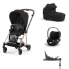 Cybex Mios 5 Piece Complete Pushchair Bundle - Rose Gold/Sepia Black