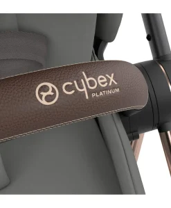 Cybex Priam Pushchair Bundle (3 Pieces) - Rose Gold/Sepia Black