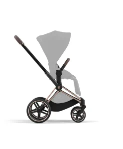 Cybex Priam Pushchair Bundle (3 Pieces) - Rose Gold/Sepia Black