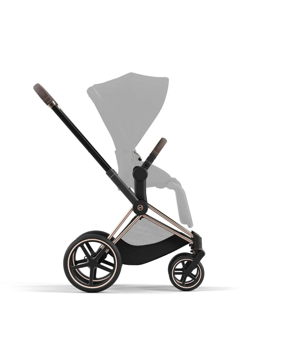 Cybex Priam Pushchair Bundle (3 Pieces) - Rose Gold/Sepia Black