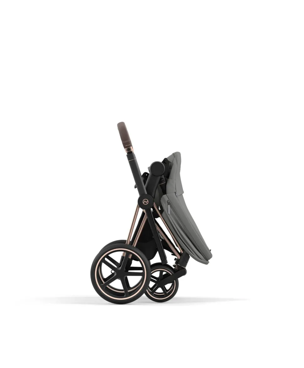 Cybex Priam Pushchair Bundle (3 Pieces) - Rose Gold/Sepia Black