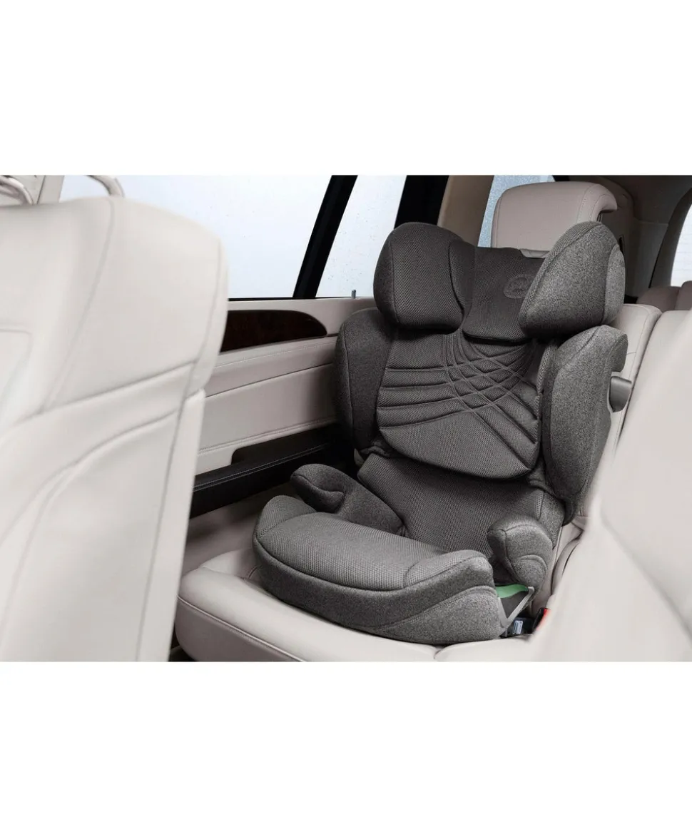 Cybex Solution T i-Fix High-back Booster Car Seat in Grey