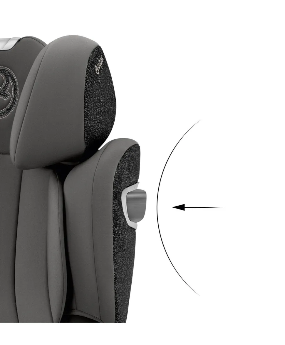 Cybex Solution T i-Fix High-back Booster Car Seat in Grey