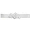3D Flower Corsage Headband - White