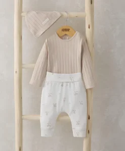 Duckling Bodysuit, Leggings & Hat Outfit Set