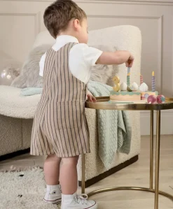 Dungaree & T-Shirt Outfit Set
