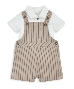 Dungaree & T-Shirt Outfit Set