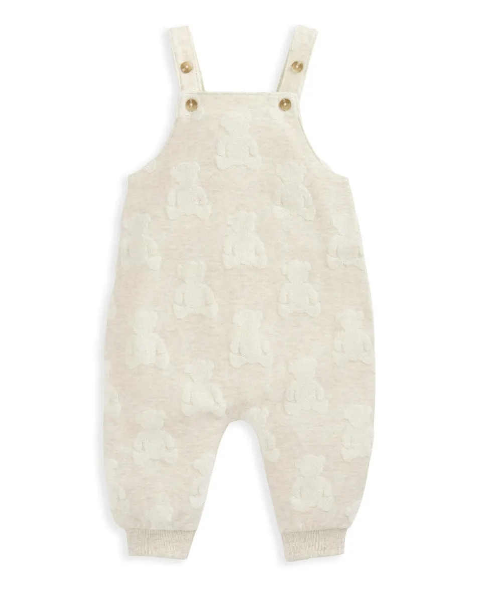 Dungarees & Bodysuit Outfit Set - Teddy Bear