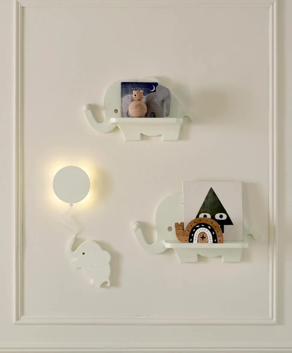 Elephant Shelves & Nightlight