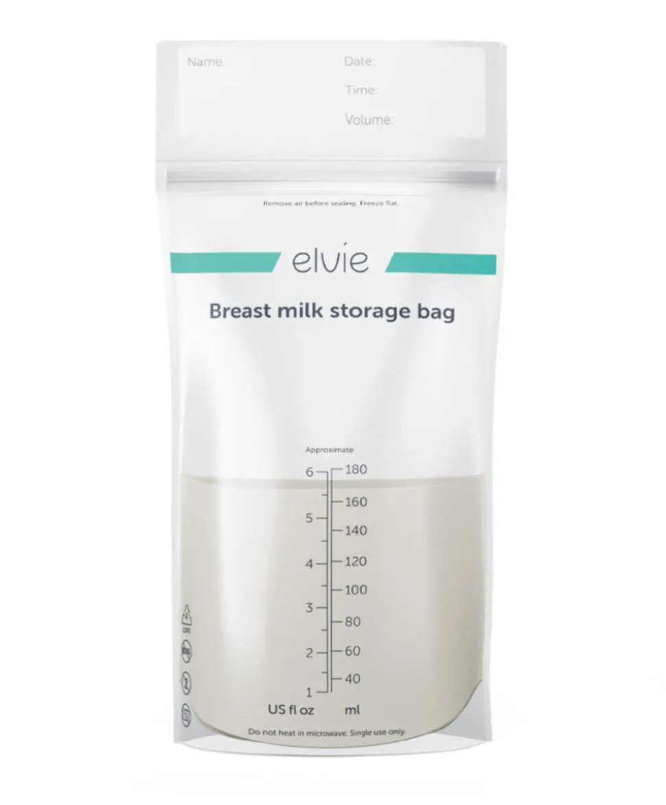 Elvie Breast Milk Storage Bags - Pack of 100
