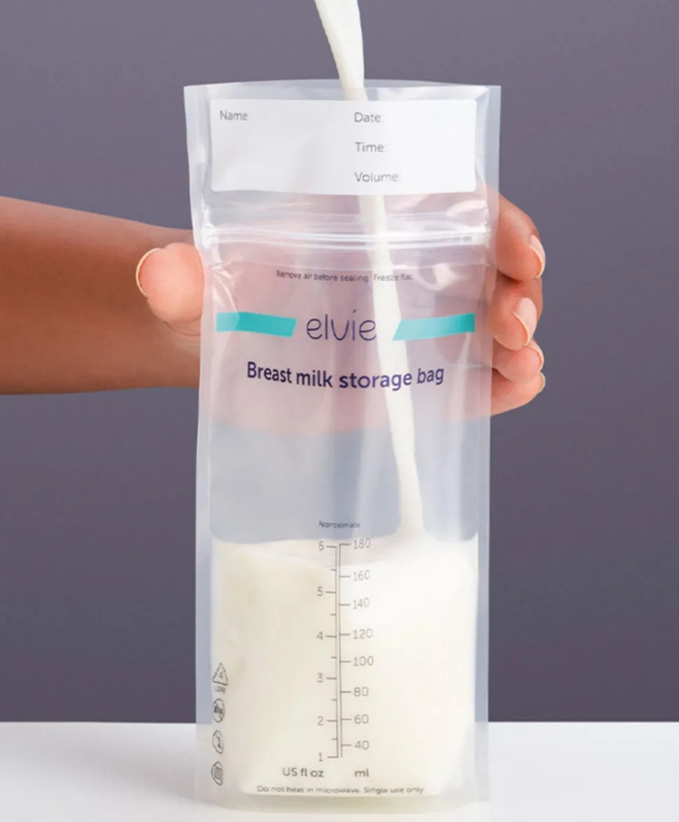 Elvie Breast Milk Storage Bags - Pack of 100