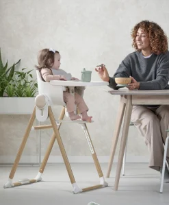 Eno Highchair & Eno Highchair Cushion Bundle - Cashmere
