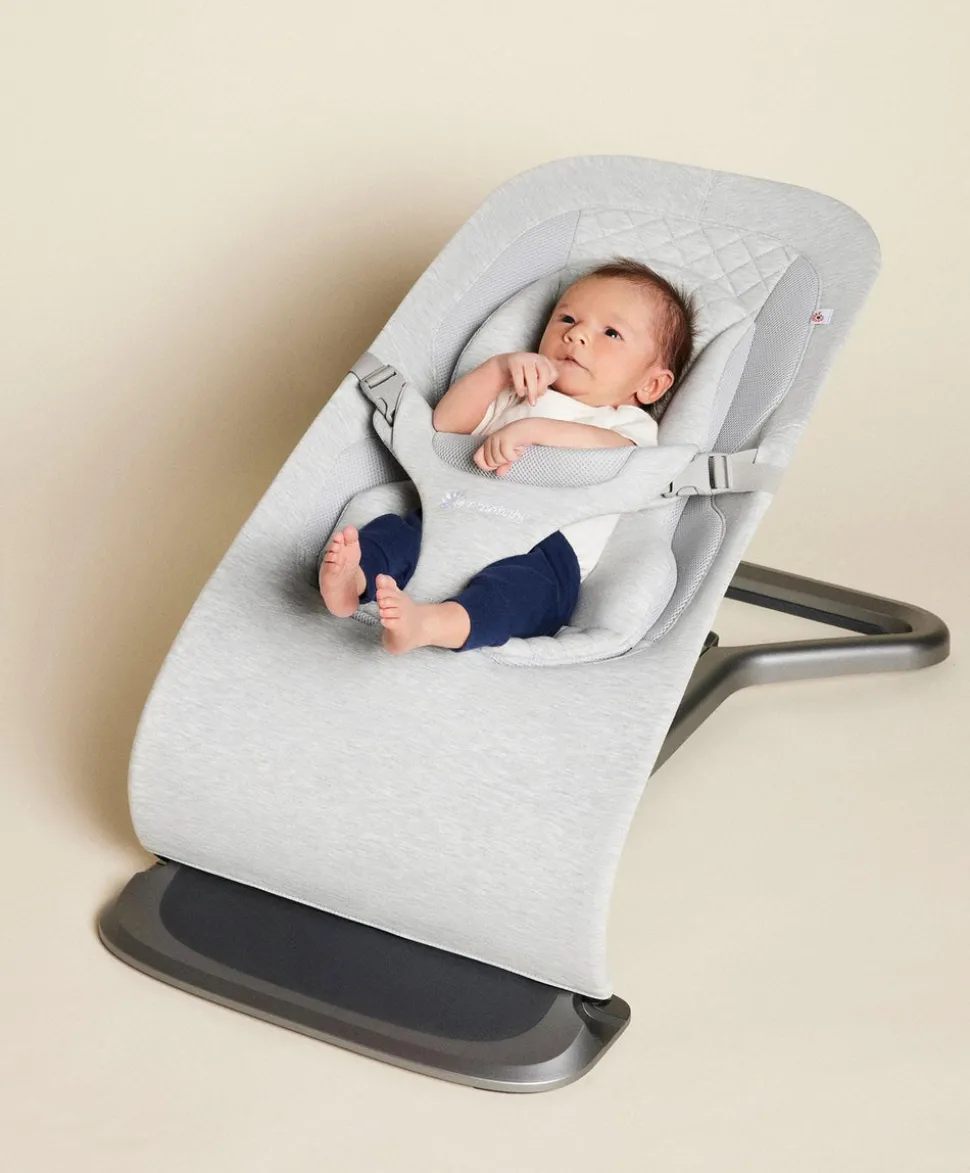 Ergobaby 3-in-1 Evolve Bouncer – Light Grey