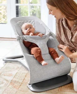 Ergobaby 3-in-1 Evolve Bouncer – Light Grey