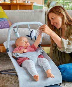 Ergobaby 3-in-1 Evolve Bouncer with Toy Bar - Light Grey
