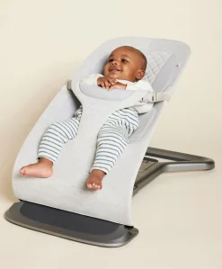 Ergobaby 3-in-1 Evolve Bouncer with Toy Bar - Light Grey