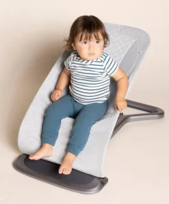 Ergobaby 3-in-1 Evolve Bouncer with Toy Bar - Light Grey