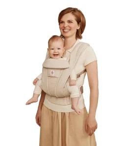 Ergobaby Omni Deluxe Mesh Baby Carrier - Natural Beige