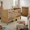 Esna 2 Piece Cotbed Set with Dresser Changer - Rattan